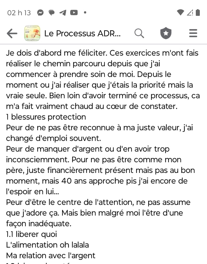 Le Processus ADR - L'art de recevoir